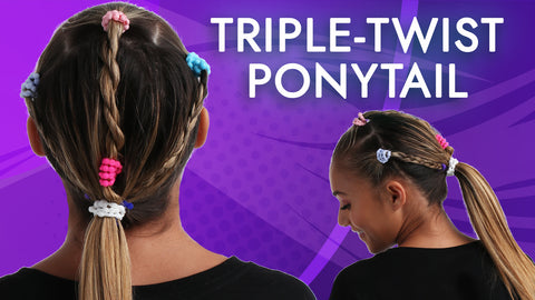 Image of hair ties volleyball hairstyle