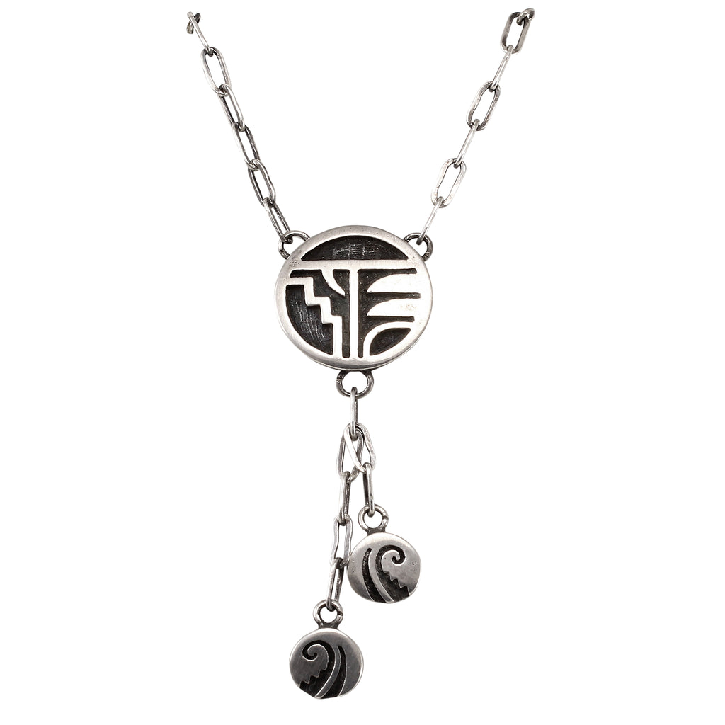 Hopi Native American Sterling Silver Necklace – The Vintage Jewel