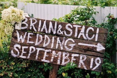 Wood Wedding Signs - Rustic Wedding Chic