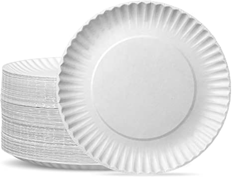 White Paper Plates - Economy 6 inch - Parish Supply