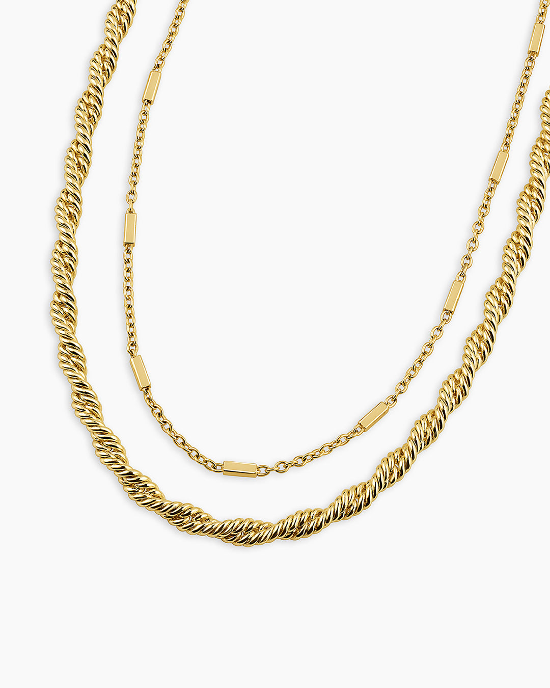 Build a 3 piece layered necklace set – Champagne on a Wednesday