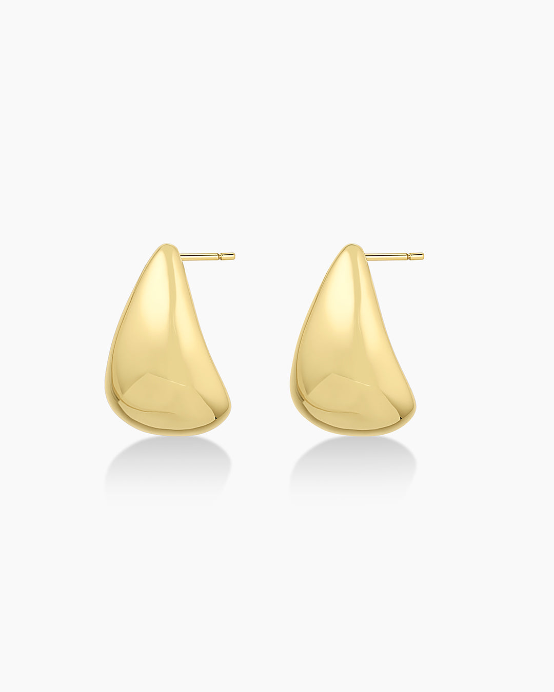 Gold earrings