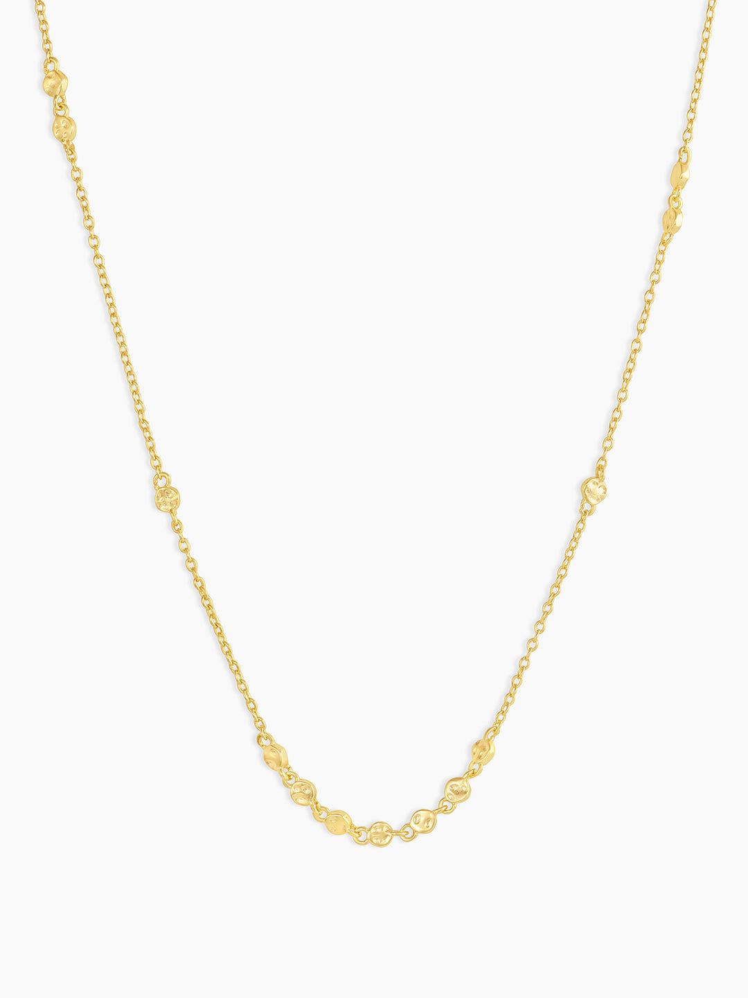 Gorjana Women’s Reed Necklace, 18K Gold Plated, Statement Link Chain