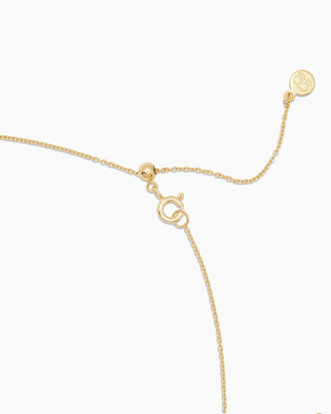 Diamond Kara Padlock Charm Necklace in 14K Solid Gold, Women's by Gorjana