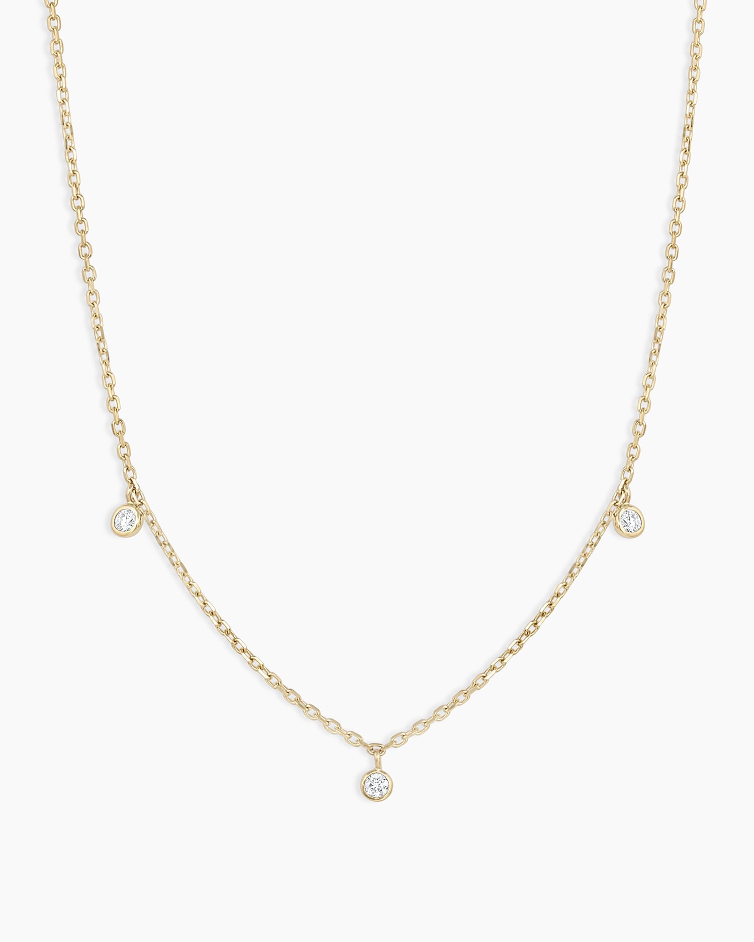 gorjana Jewelry | Diamond Trio Necklace