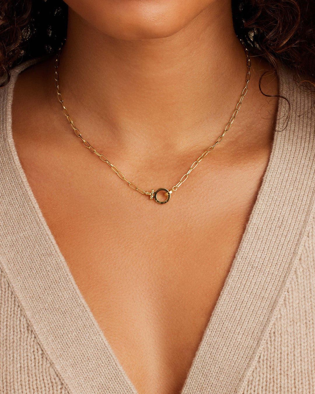 Gorjana Tatum Chain Necklace-Gold and Silver - Pilar Boutique