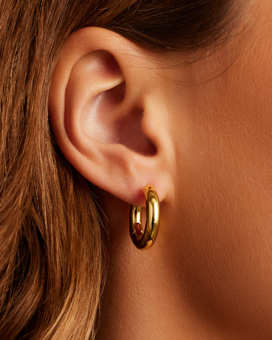 Buy Happiness Boutique Women Circle Hoop Earrings in Gold Colour | Round  Earrings with Flat Disc Pendant Minimalist Design Online at desertcartINDIA