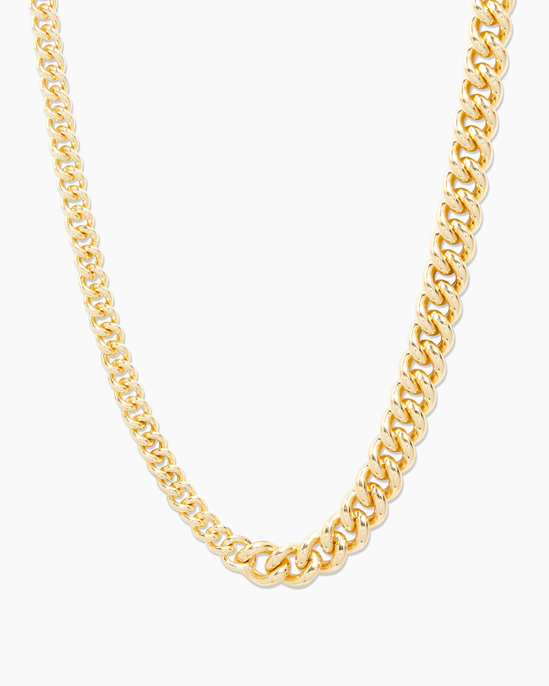 Gorjana Lou Link Asymmetrical Necklace In Gold | ModeSens