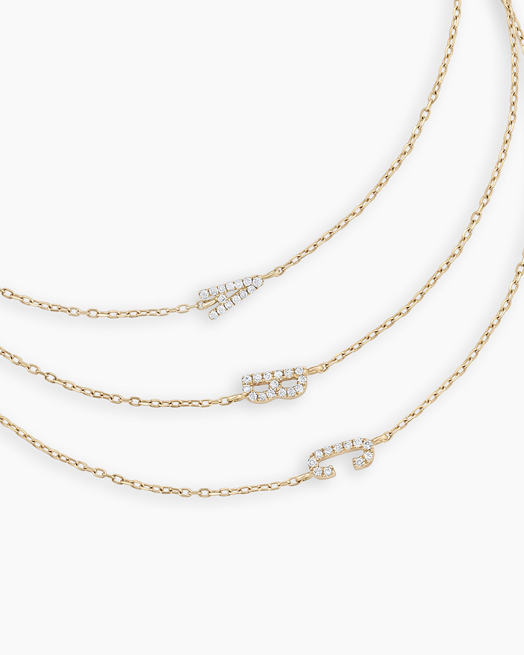 Floating Diamond Necklace in 18K Solid Gold, Women's by Gorjana