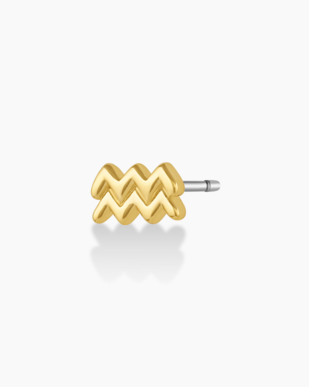 Newport Threaded Flat Back Studs Earring in 14K Solid Gold/Pair, Women's by Gorjana