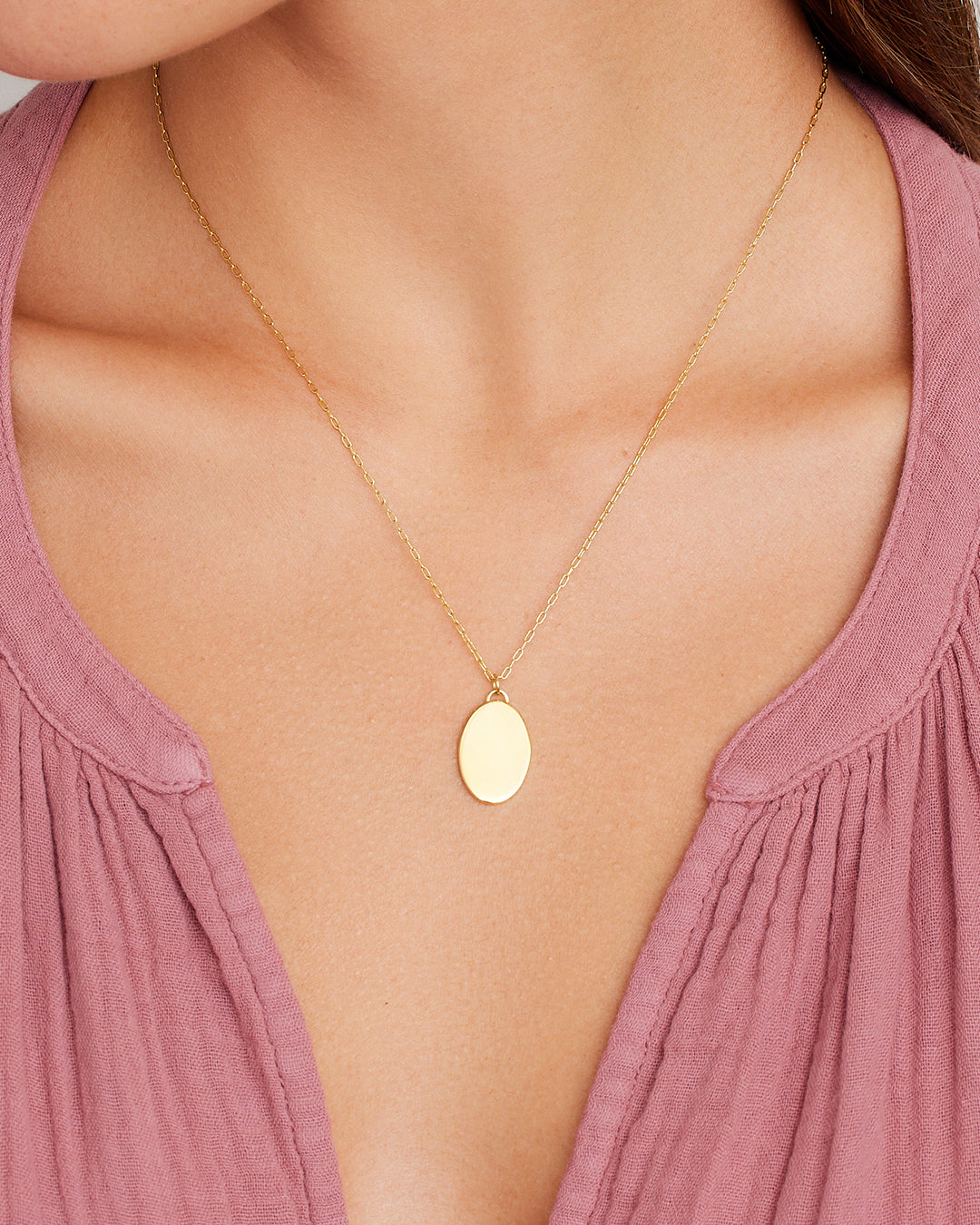 Engravable Heart Disc Charm in Gold – Lagravinese Jewelers