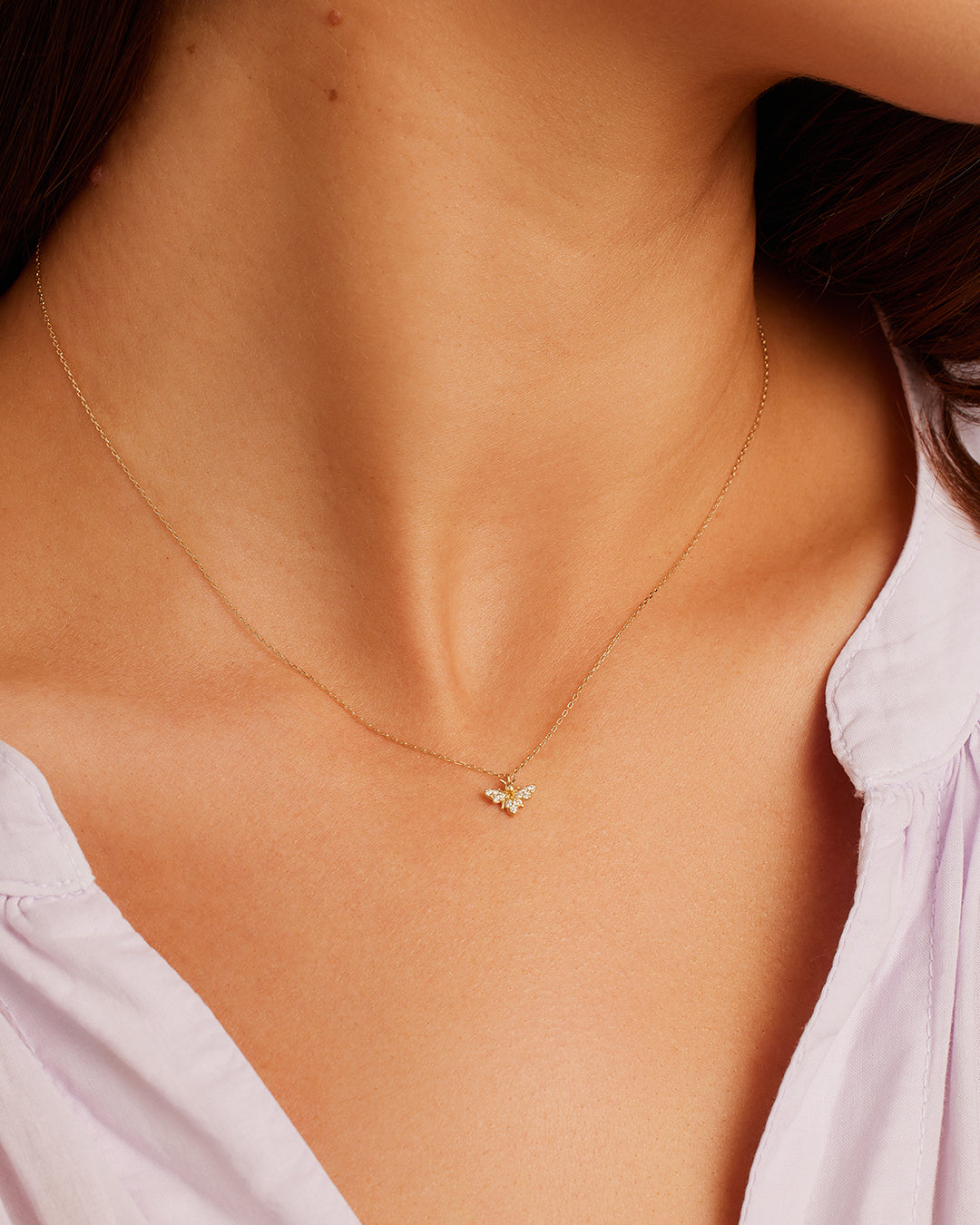 Gorjana Women's Classic Five Diamond Necklace