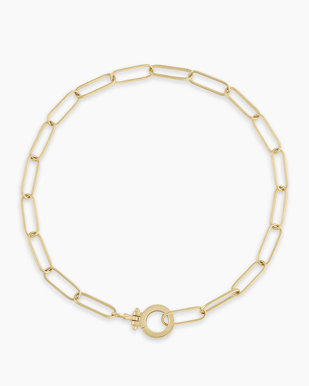 Diamond Pavé Alphabet Bracelet in J K Solid Gold, Women's by Gorjana