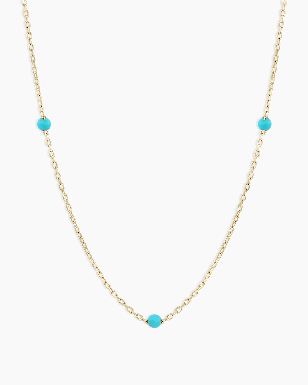 14k Gold Mini Turquoise Necklace – gorjana