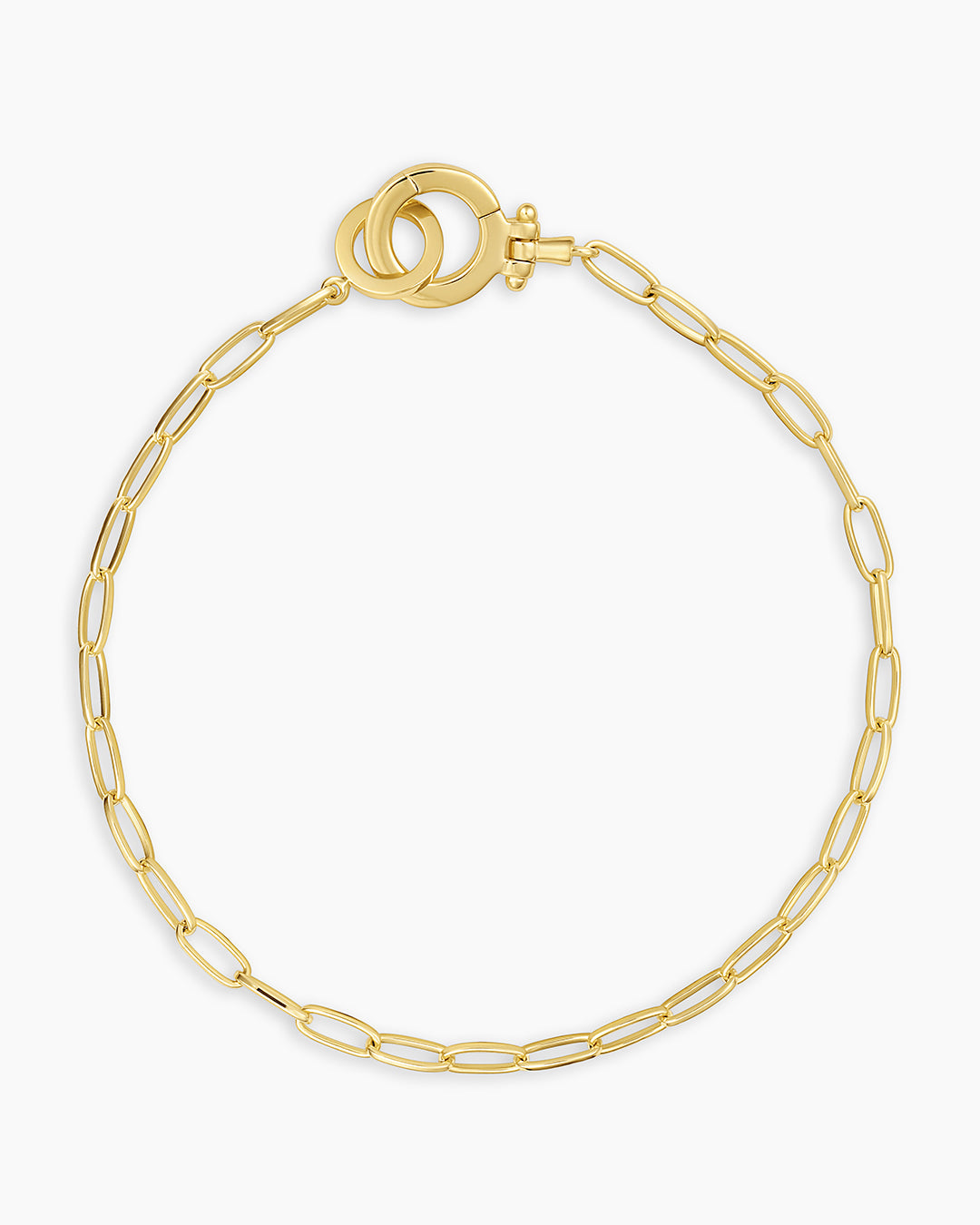 Diamond Pavé Alphabet Bracelet in J K Solid Gold, Women's by Gorjana