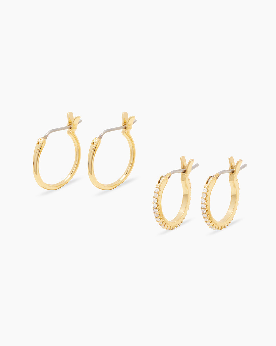 Gorjana Reed Hoops in Gold