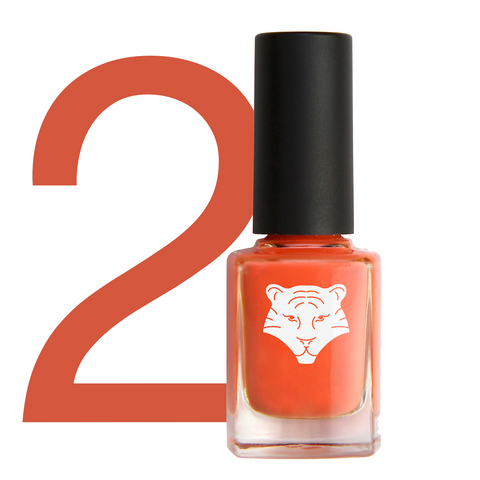 vernis orange corail