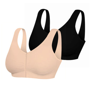 2019 Big Promotion Miracle Front Zip Full Freedom Bamboo Bra