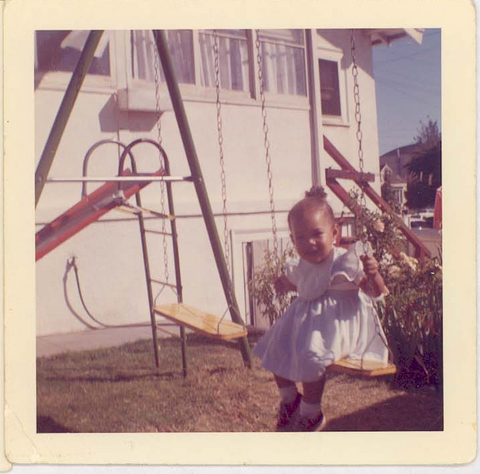 Sandi on swing