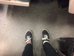 Sandi's 1 sock no sock commute