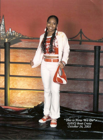 Tavia at the prom