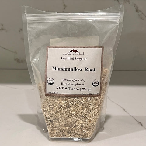 Bag of mountain rose herbs marshmallow root