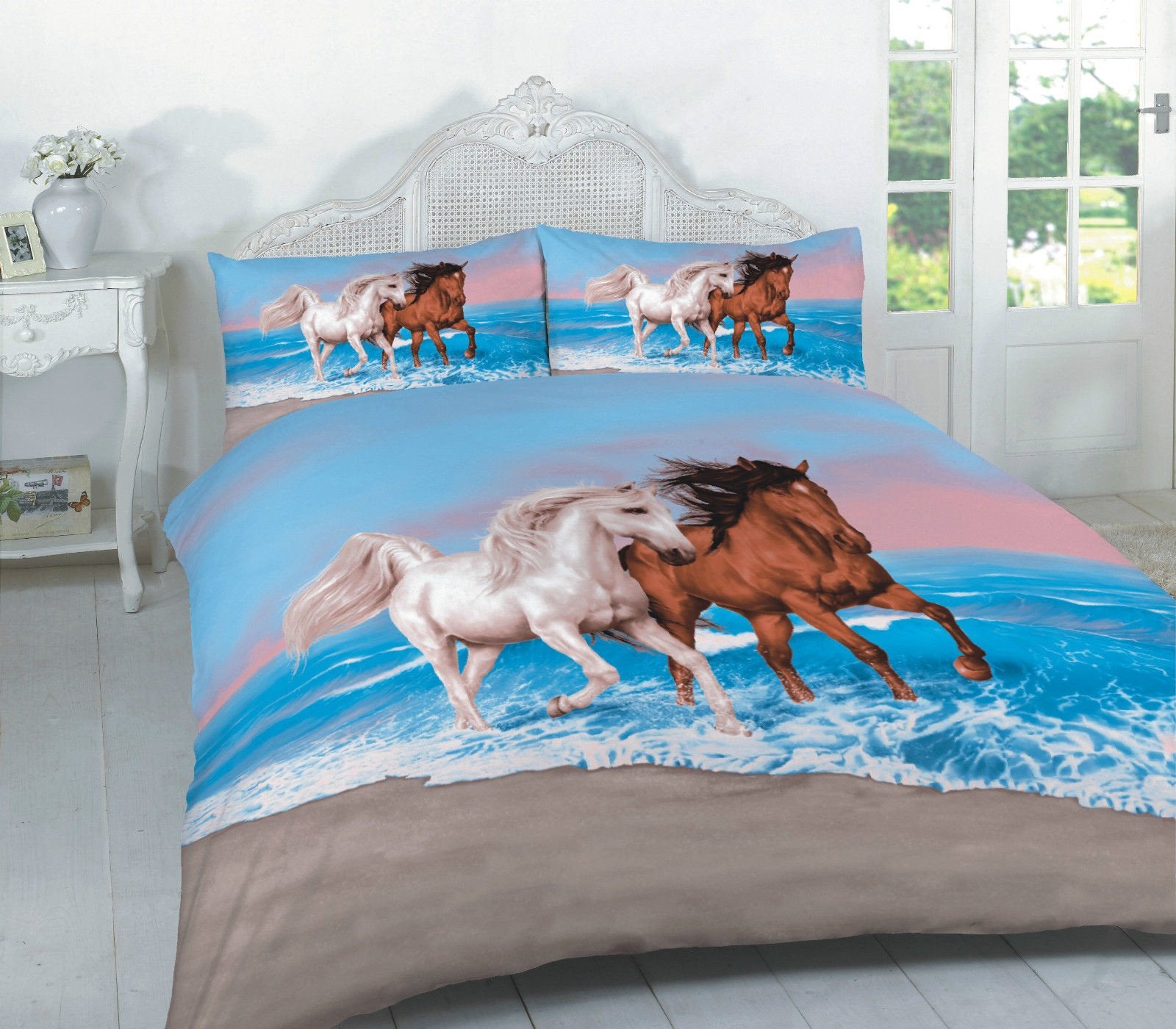 Duvet Covers Sets Beach Horse Duvet Sets Horse Bedding