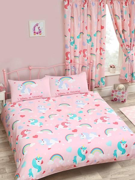 Duvet Covers Sets I Believe In Unicorns Duvet Curtains Set