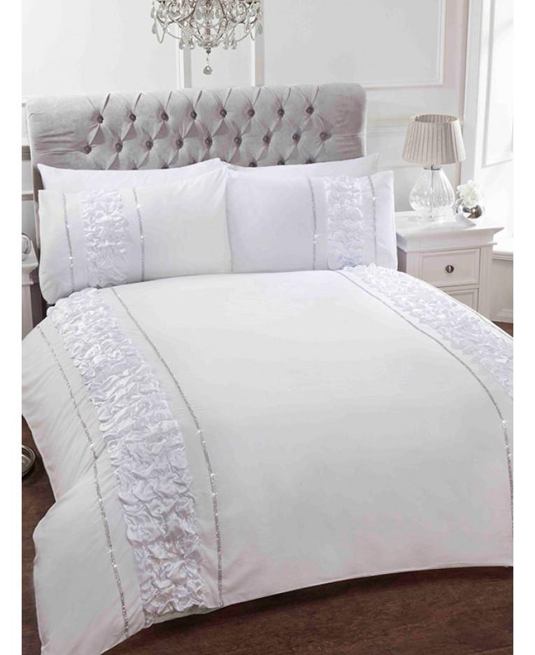 Duvet Covers Sets Provence White Duvet Set Ruffle Bedding