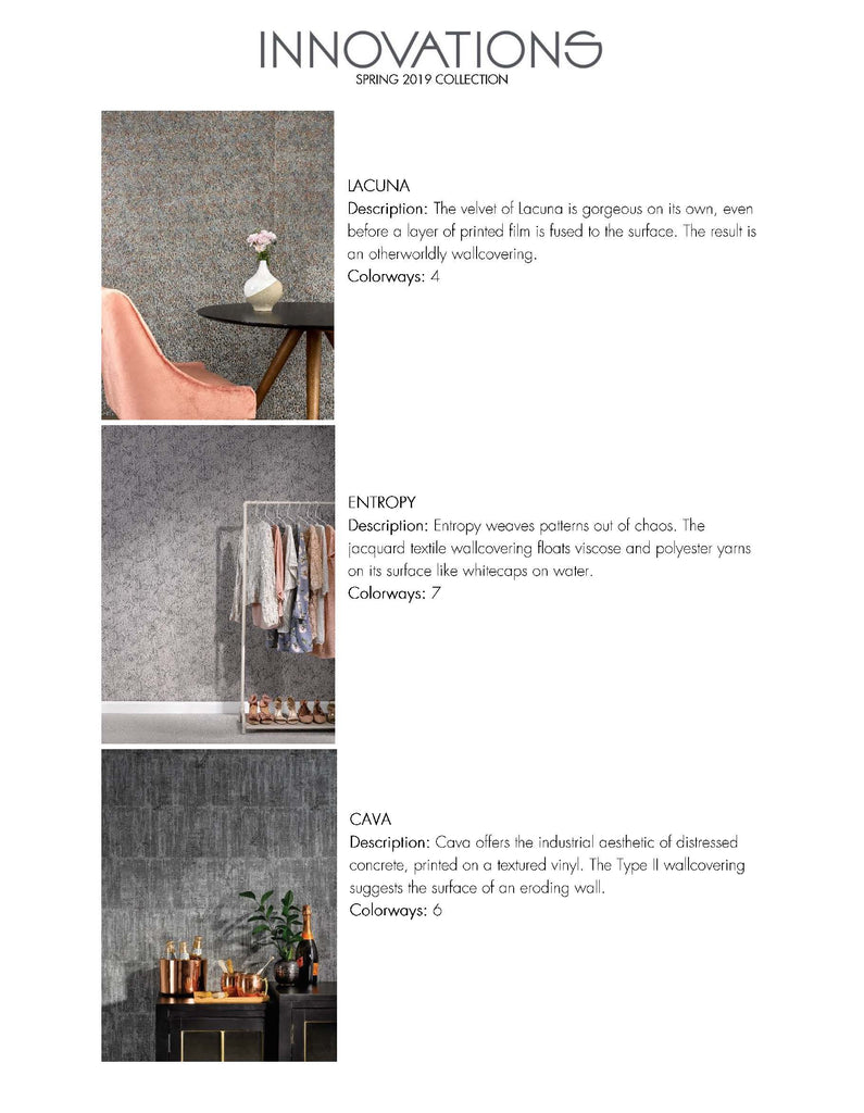 Innovations in Wallcoverings - Spring 2019