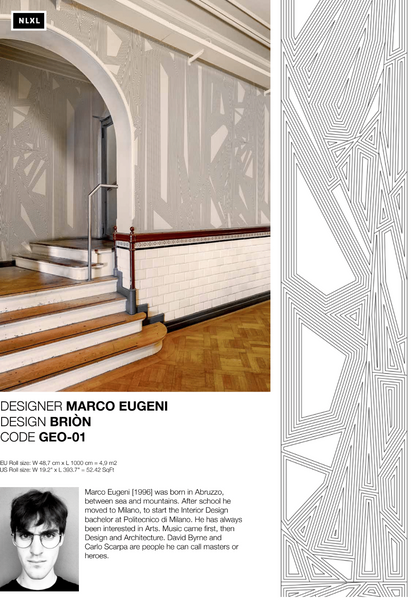 Marco Eugeni [1996] was born in Abruzzo, between sea and mountains. After school he moved to Milano, to start the Interior Design bachelor at Politecnico di Milano. He has always been interested in Arts. Music came first, then Design and Architecture. David Byrne and Carlo Scarpa are people he can call masters or heroes.