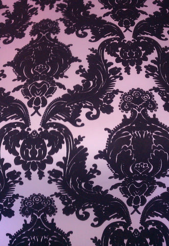 50 Flocked Velvet Wallpaper  WallpaperSafari