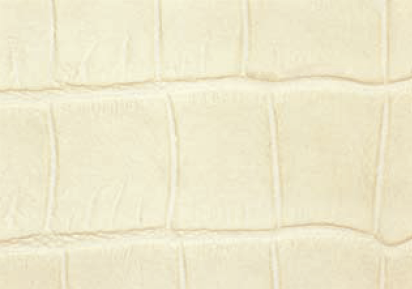 Crocodile Faux Leather - Ivory