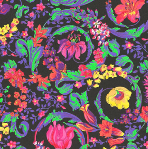 pink versace fabric