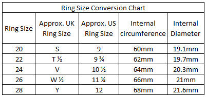 Ring Size Chart