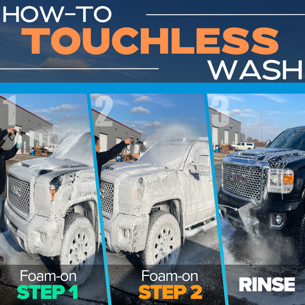 Touchless 2-Step Truck Wash Soap System, Size: High PH Soap 16 oz