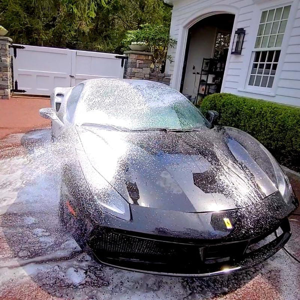 Wash & Wax on a Ferrari