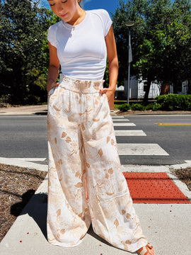 Flower Bomb Taupe pants