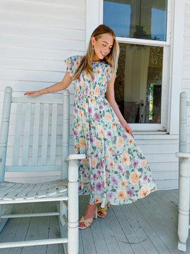 Beautiful Blossom midi dress