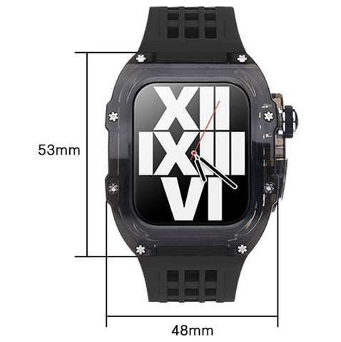 Apple-Watch-Transparent-Bang-Refit-Cases-and-Strap-44mm-45mm-12