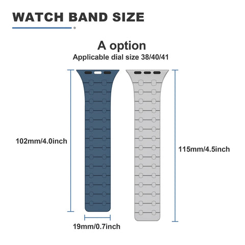 Apple Watch AP Bicolor Silicone Magnetic Link Band-2