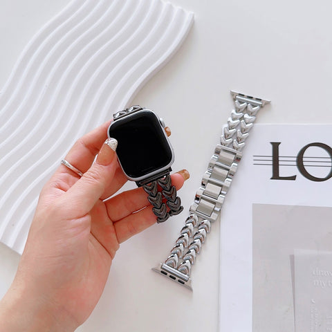 Apple Watch Double Row Love Alloy Band-7
