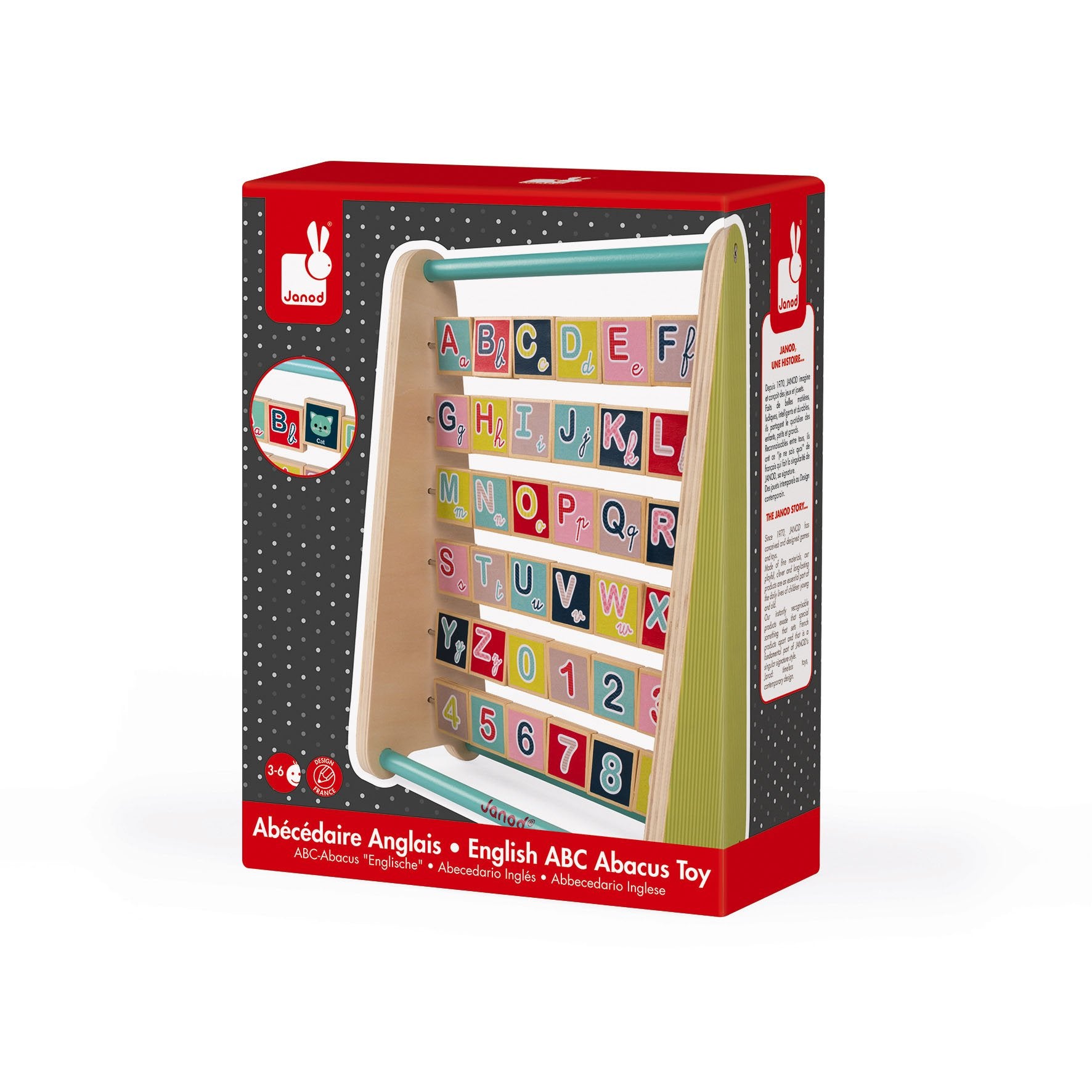 alphabet abacus learning toy