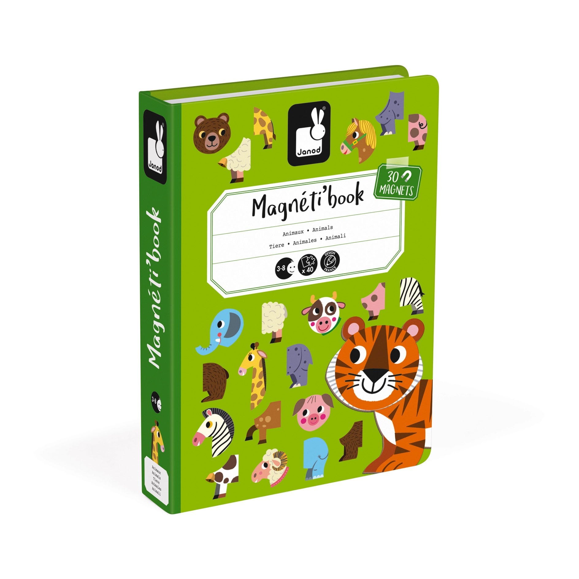 janod magnetibook animals