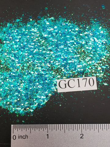 Island Waters - Hexagon Mix-Small - GC170 – Glitzy City LLC