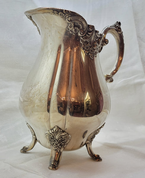 Vintage Wallace Baroque Silverplate Pitcher
