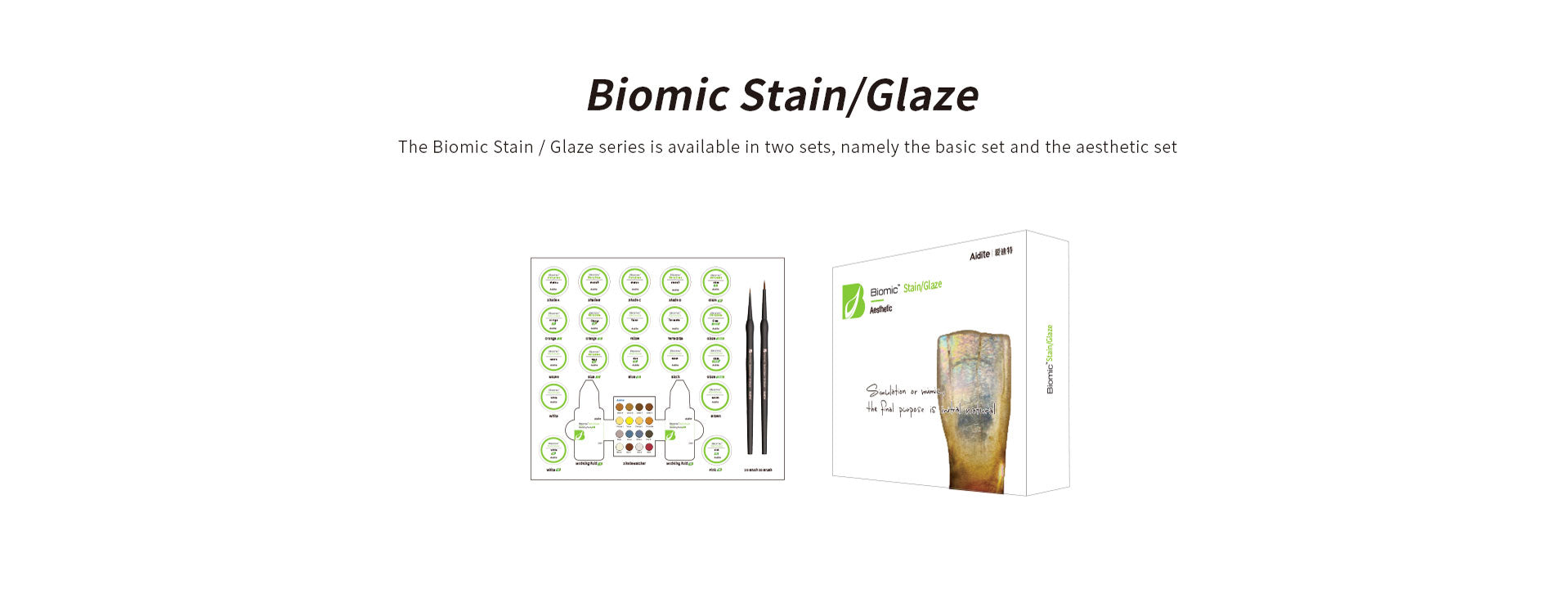 Aidite Biomic Stain and Glaze Kit