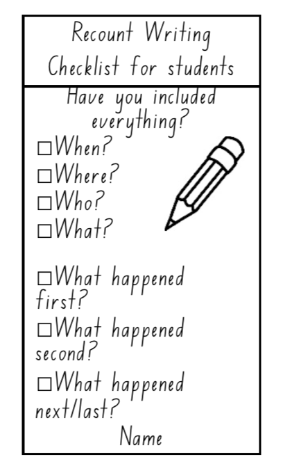 recount checklist clipart