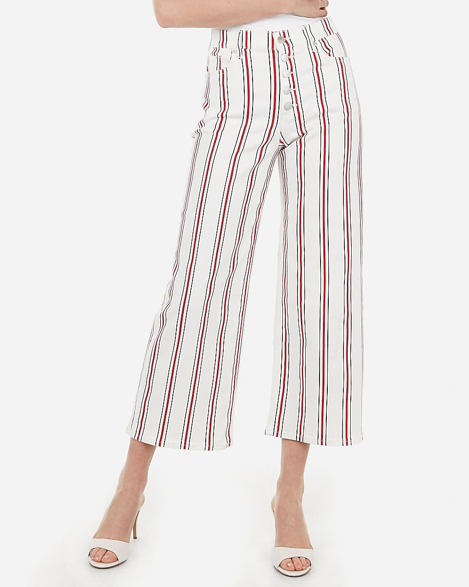 express striped jeans