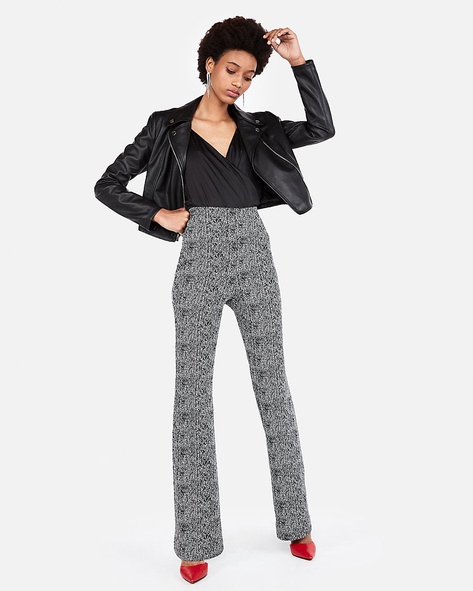 super high waisted flare pants